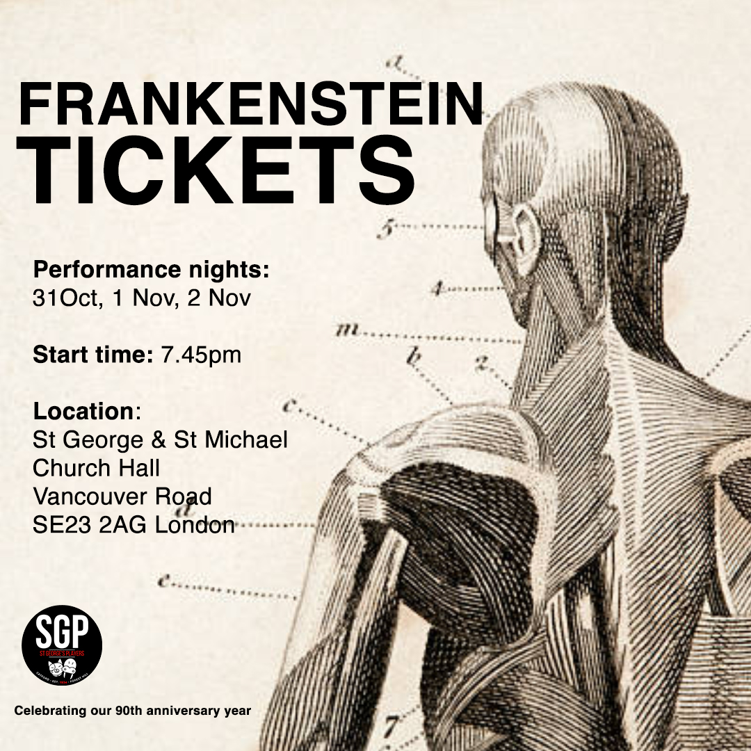 Tickets on sale now: Frankenstein